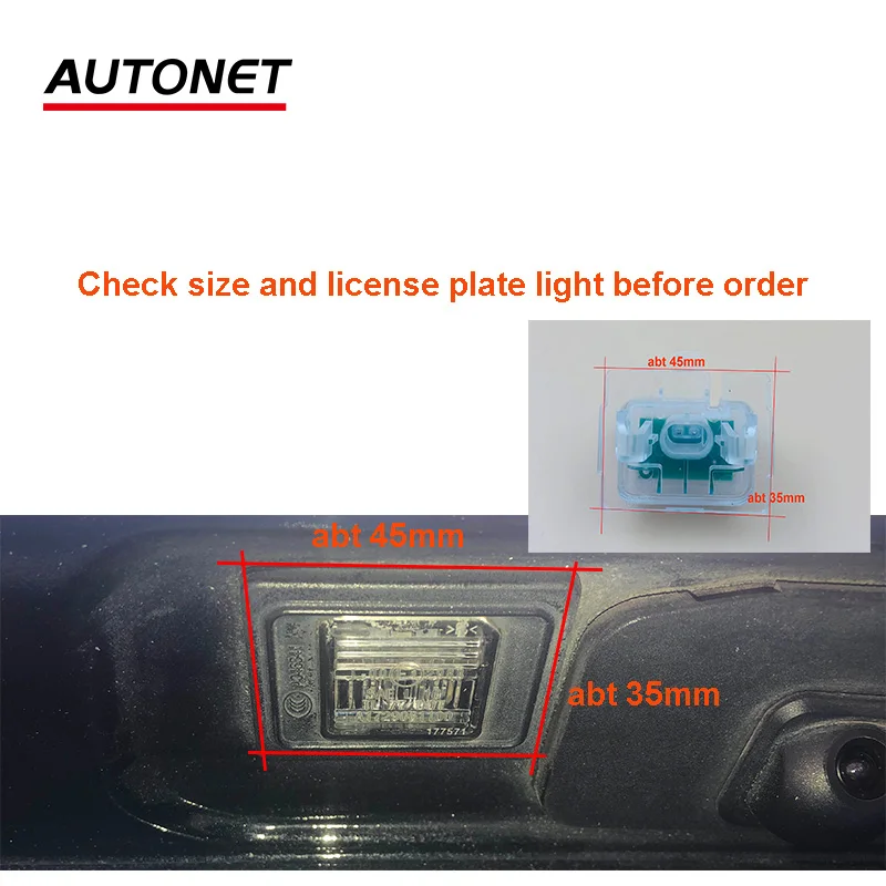 Autonet CVBS Rearview camera For Mercedes Benz E Class E400 Wagon 2016 ~2019 AHD720P reversing camera/license plate camera