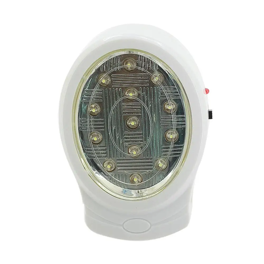 2W 13 LED Rechargeable Home Emergency Light Automatic Power Failure Outage Lamp Bulb Night Light 110-240V US Plug