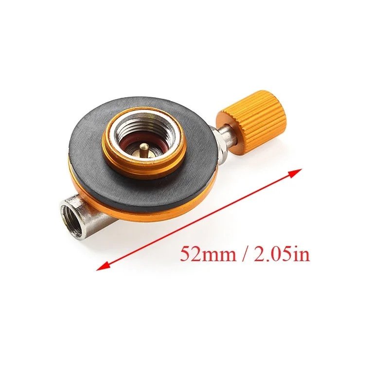 Portable Outdoor Hiking Stove Switch for Camping Equipment Flat Gas Stove Tank Control Valve Gas Burner