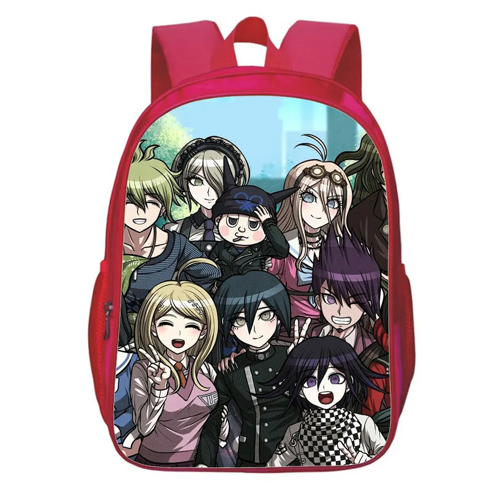 Danganronpa Cartoon Backpack School Bag Girls Toddler Baby Children  Rucksack Mochila Girl gift Cartoon Bag Knapsack 13 Inches