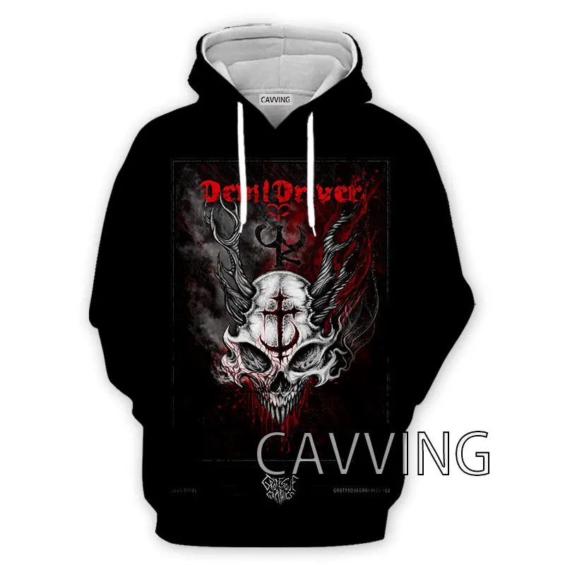 CAVVING 3D Printed  Devildriver  Band  Hoodies Hooded Sweatshirts Harajuku Hoodie Sweatshirts Tops Clothing for Women/men