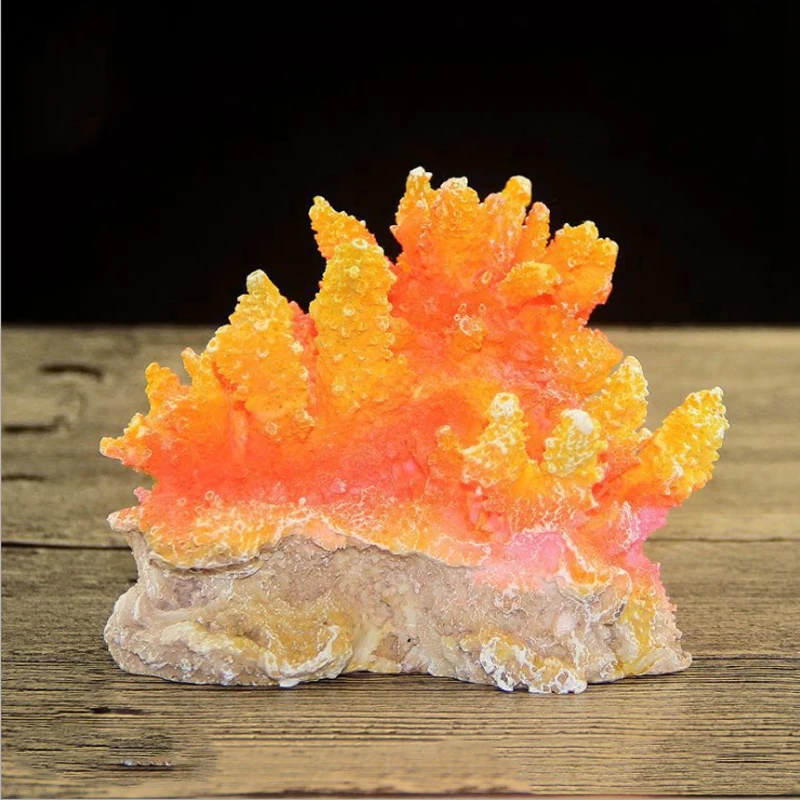 Fish Tank Aquarium Accessories Jewelry Resin Shell Coral Reef Aquarium Beautification Fish Tank Decoration Crafts Pet Supplies