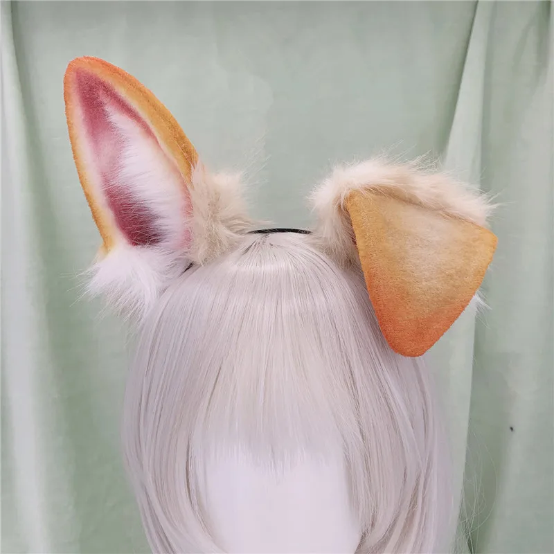 Fold Style Retriever Dog Ears Hairhoop Headband Headwear for Cosplay Accessories Handwork