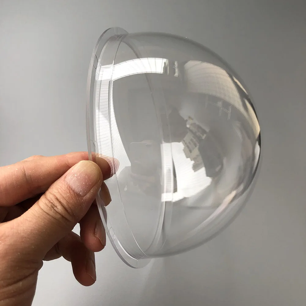 80 Pieces Order of Clear Plastic Dome Cover, Transparent Acrylic Glass Dome Hemispheres, Size 162x85.5mm