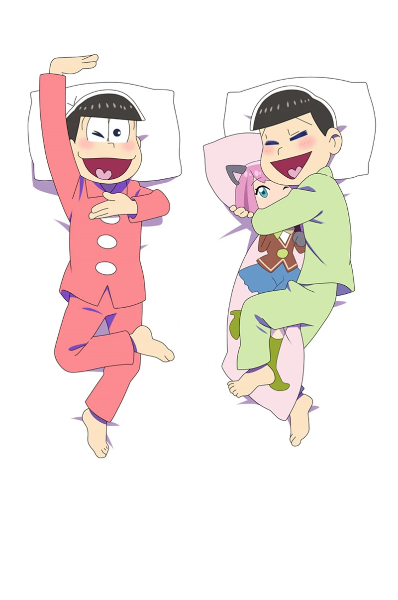 

Anime Matsuno Karamatsu Choromatsu Ichimatsu Todomatsu Jyushimatsu Cosplay Dakimakura Pillow Case Hugging Body Prop