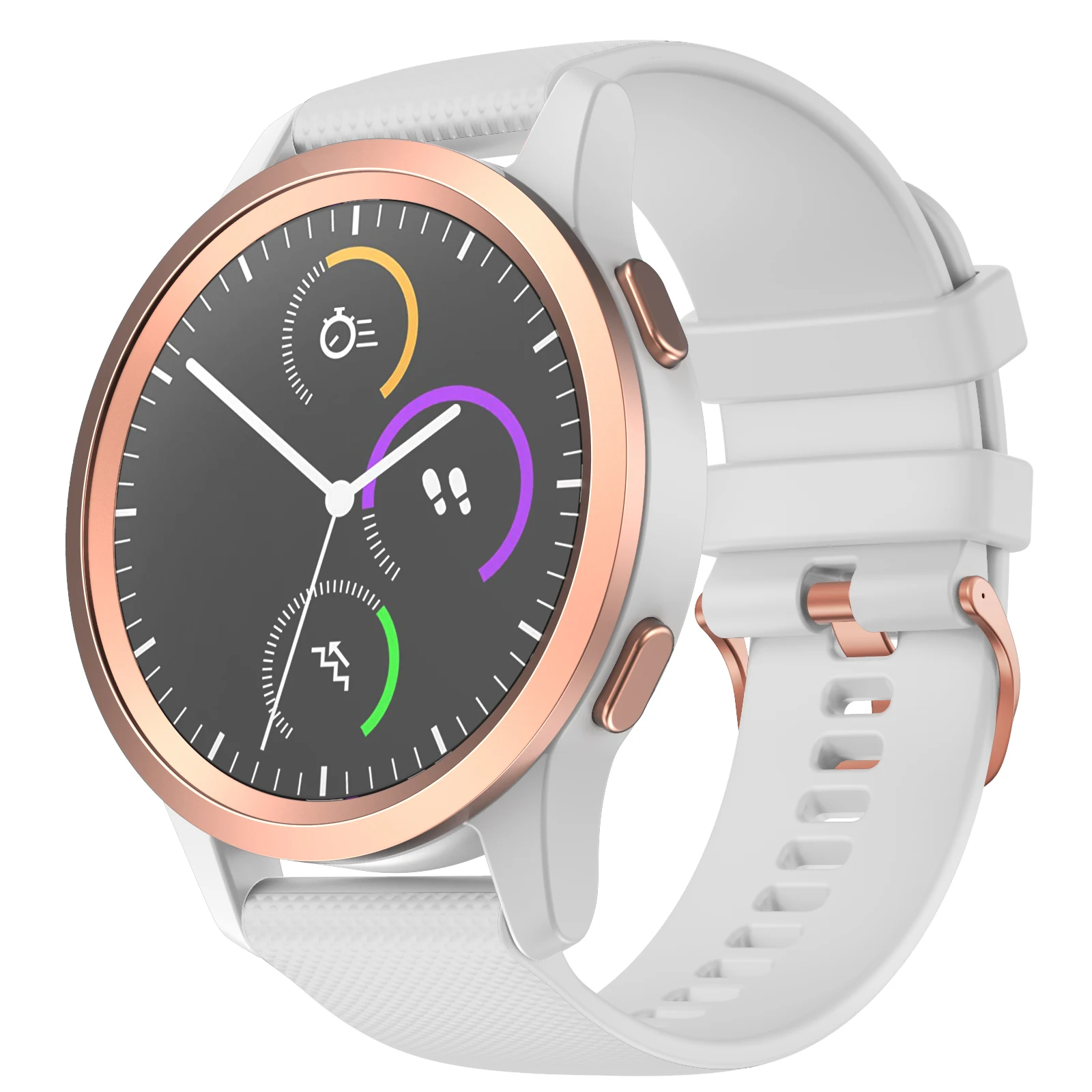 18 20มมสำหรับ Garmin Vivoactive 3/4/4S Venu 2 Plus ตร Forerunner 645 245M สายคล้องคอซิลิโคน Watchband อุปกรณ์เสริม