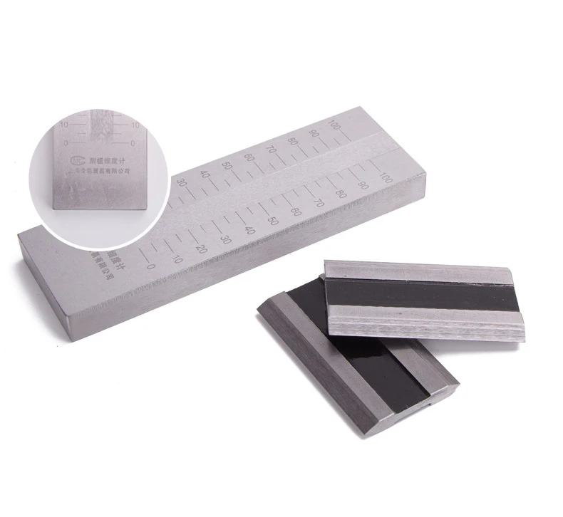 Stainless Steel Scraper Fineness Meter Single Groove Fineness Plate QXD Fineness Gauge 0-25-50-100um Optional Y