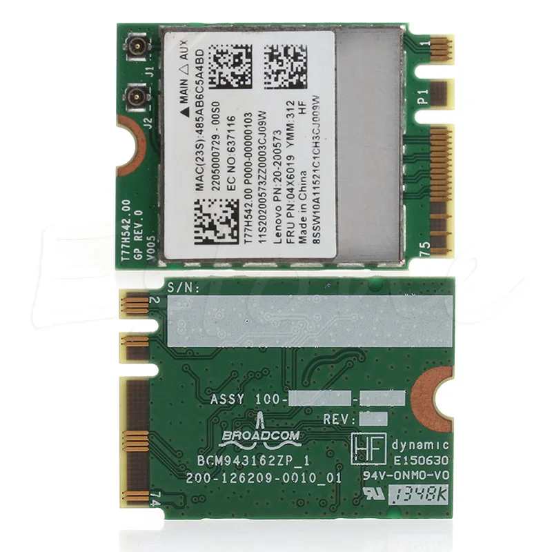 Bluetooth 4.0 Wireless Dual-band WIFI Card for . G50-30 45 70 70M Z50-70-75 Drop Shipping