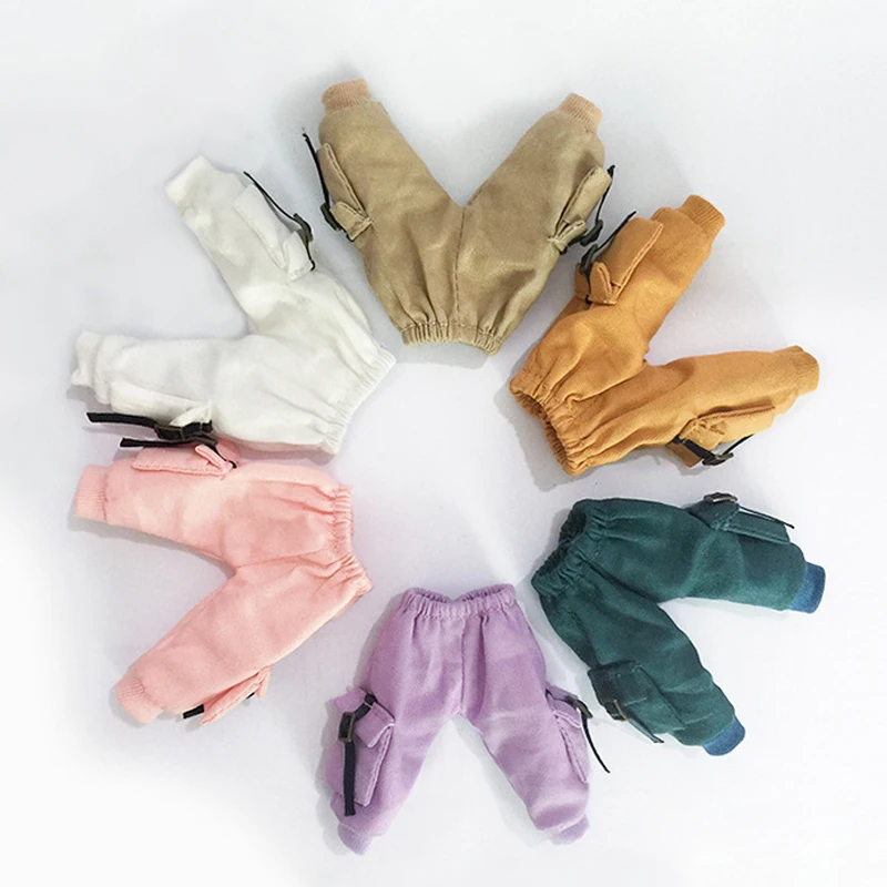 

Одежда для куклы Ob11, комбинезон с карманами, повседневные брюки для Молли, ГСК, Pd9, Ymy, Obitsu11, 1/12bjd, брюки для куклы