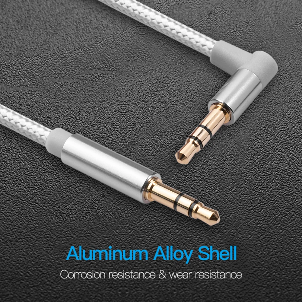 AUX สายแจ็ค3.5มม.ชายชายสายสัญญาณเสียงปลั๊ก Aux สำหรับหูฟัง PC ลำโพง