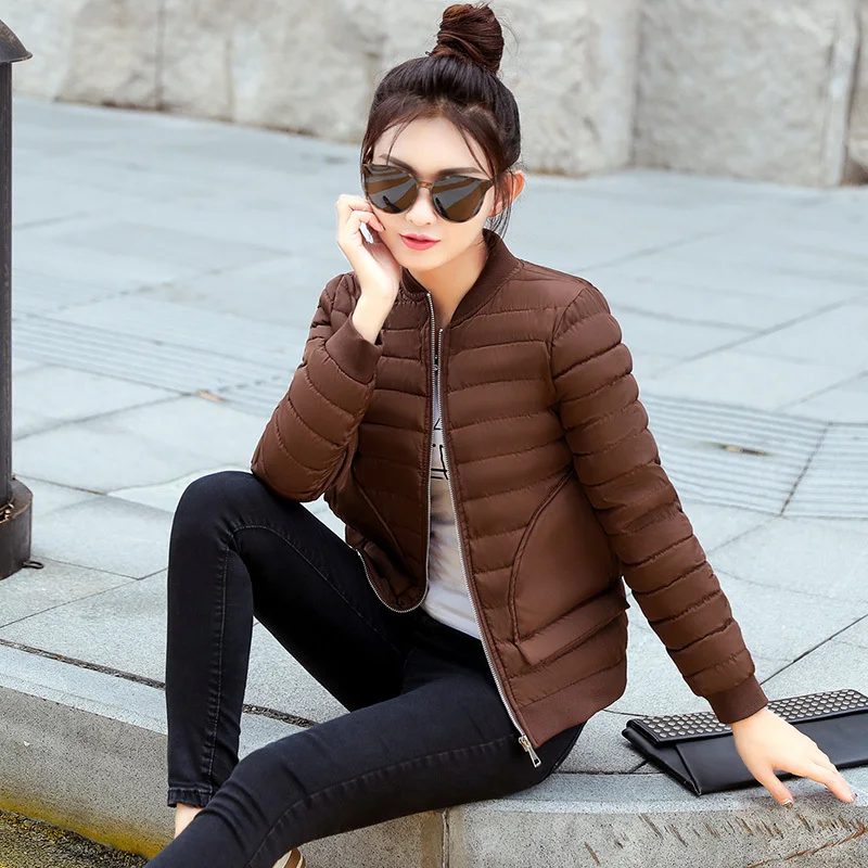 

2020 Winter Coat Women Padded Fashion Baseball Clothing Wadded Female Jacket Parka Women's Jackets Campera Mujer KJ419