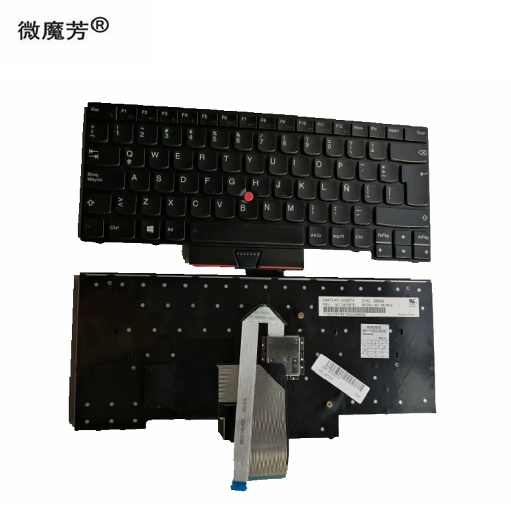 

Latin spanish Laptop keyboard for Lenovo ThinkPad E330 E335 E430 E430C E435 T430U Replace keyboard