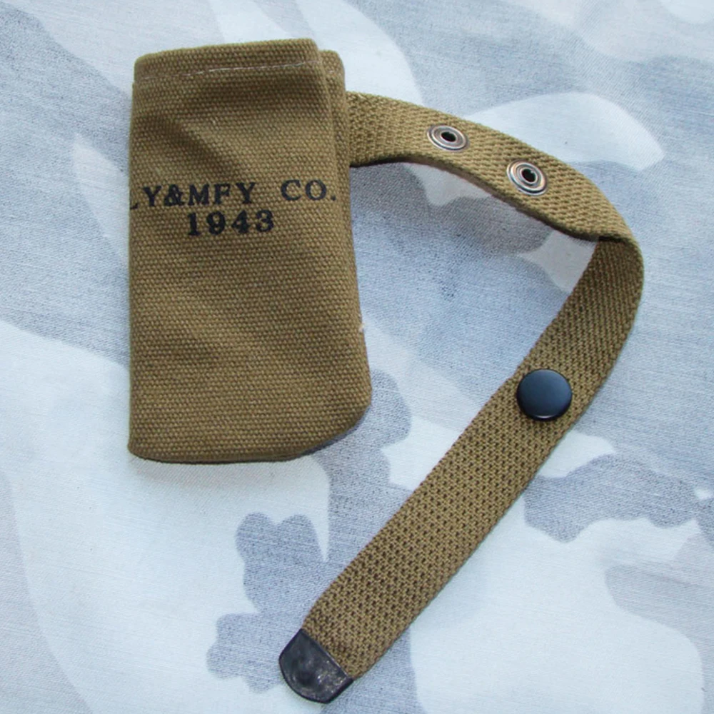 Funda de musculación antipolvo de lona de carabina de GARAND M1 del ejército de EE. UU. de la Segunda Guerra Mundial