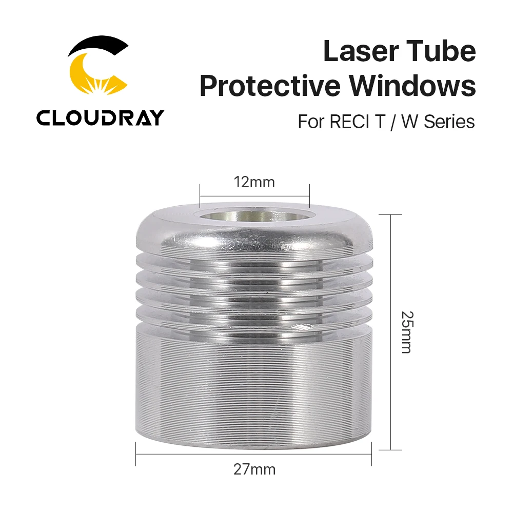 Cloudray Co2 Laser Tube Protective Windows RECI W/T Series Laser Protective Optical Accessories For RECI Series Laser Tube