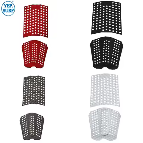 Surfing EVA Deck Grip Pad Surf Traction Pad Front pad and tail pad full set for Surfboard Red colors presale
