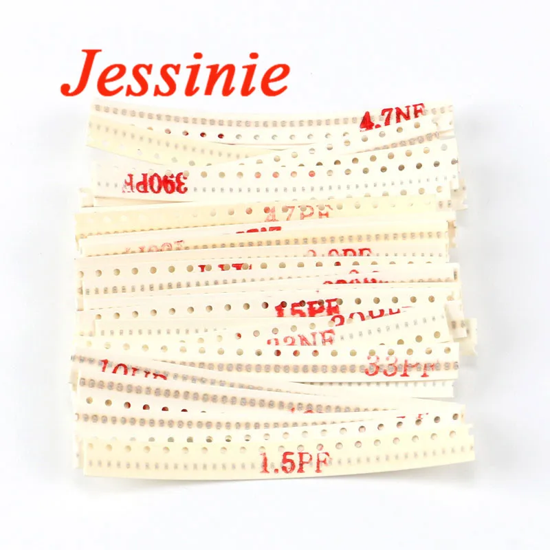 500 PCS-1200 PCS 0805 0603 0402 SMD Capacitor 1PF -1UF 3.9PF-22UF 1PF-10UF ส่วนประกอบอิเล็กทรอนิกส์แพคเกจชุดสารพันตัวอย่าง DIY