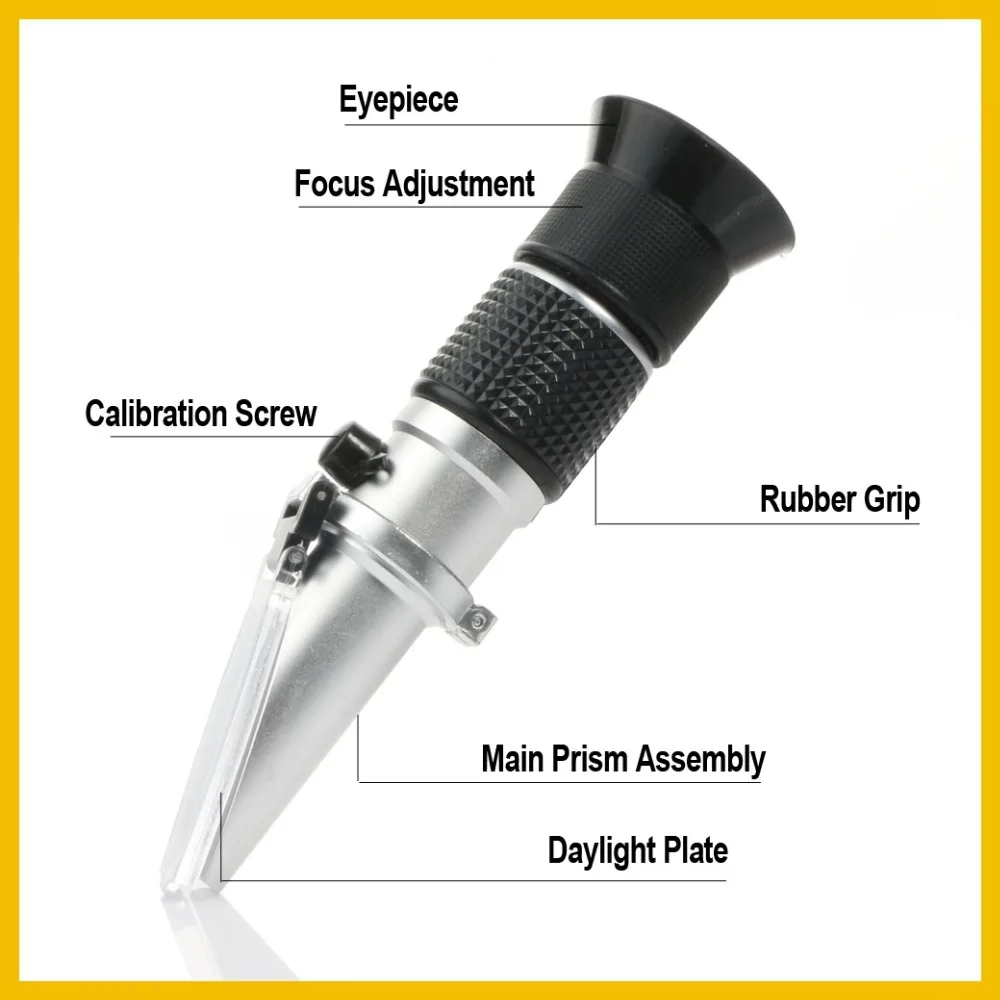 RZ High Concentration Brix Be Water 3 in 1 58%~92% Honey Refractometer Bees Sugar Food ATC RZ127