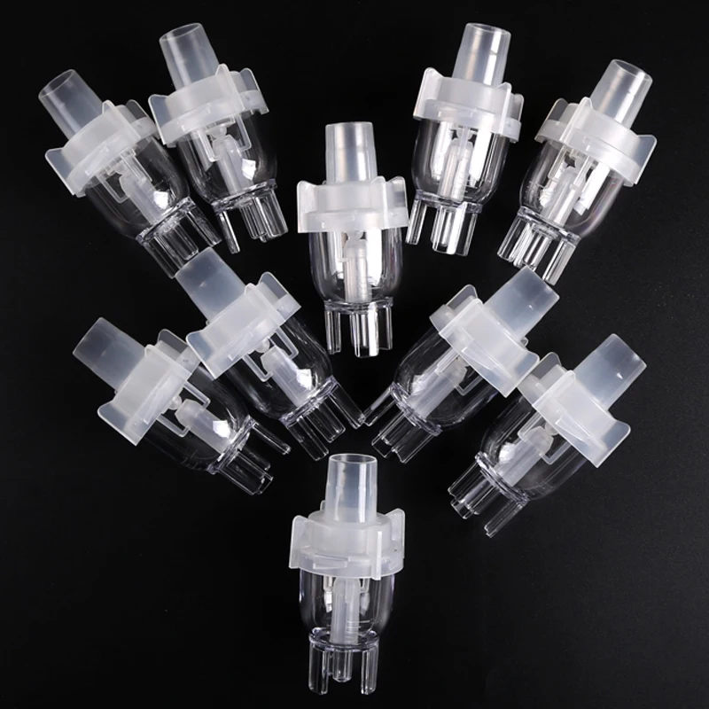 50/100Pcs Nieuwe 6Ml Vernevelaar Medeplichtige Verstoven Niet-giftig Pp Materiaal Inhalator Onderdelen Geneeskunde Tank Cup compressor Familie Zorg