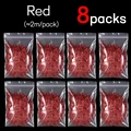 8 bolsas Rojas