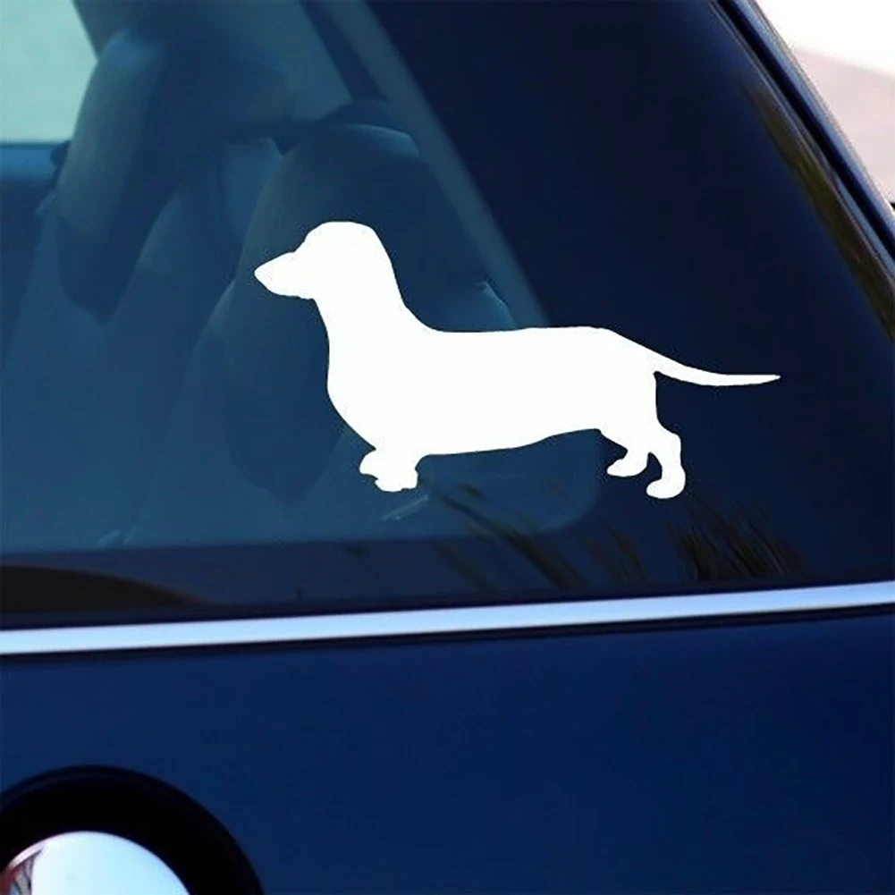 2020 New Fashion Cute Dachshund Dog Car-Styling Vehicle Body Window Decals Sticker Decoration DIY Car styling Accessories