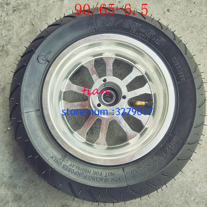 

Free shipping Front 9065-6.5 rear 11050-6.5 inch inner and outer tire wheel hub tyre Motorcycle Scooter accessories