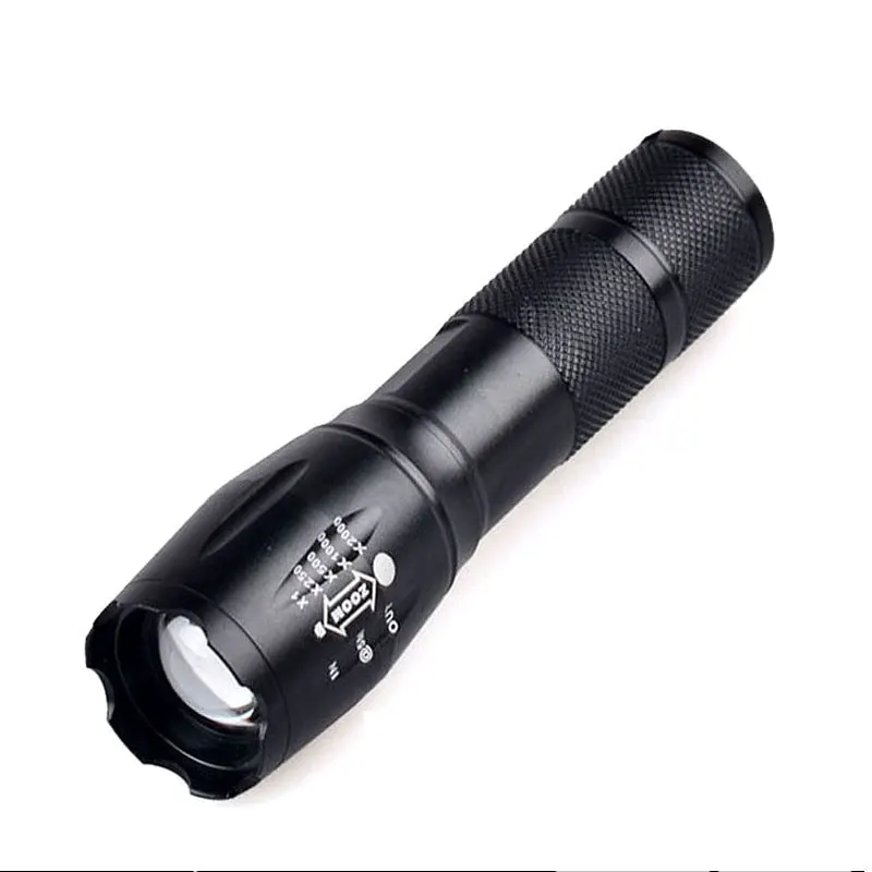 

TMWT High Power Led Flashlight Camping Torch 5 Lighting Modes Aluminum Alloy Zoomable Light Waterproof Material Use18650 Battery