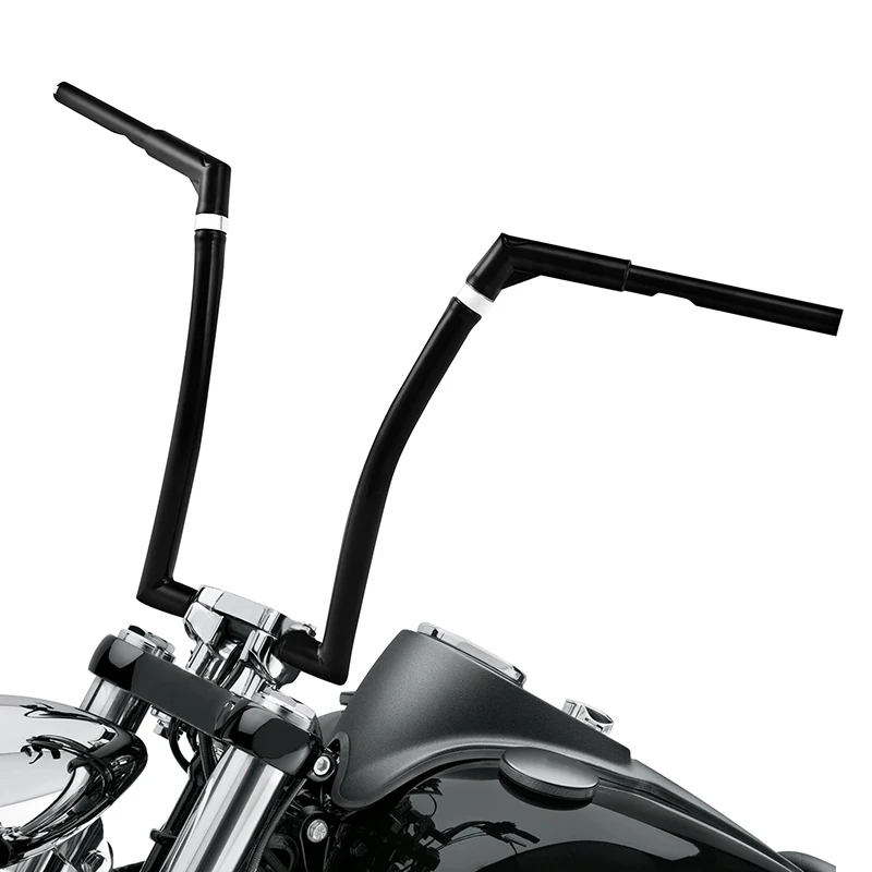 

Motorcycle 18" Rise 1-1/4" Ape Hanger Handlebar For Harley Sportster Forty-Eight XL Dyna