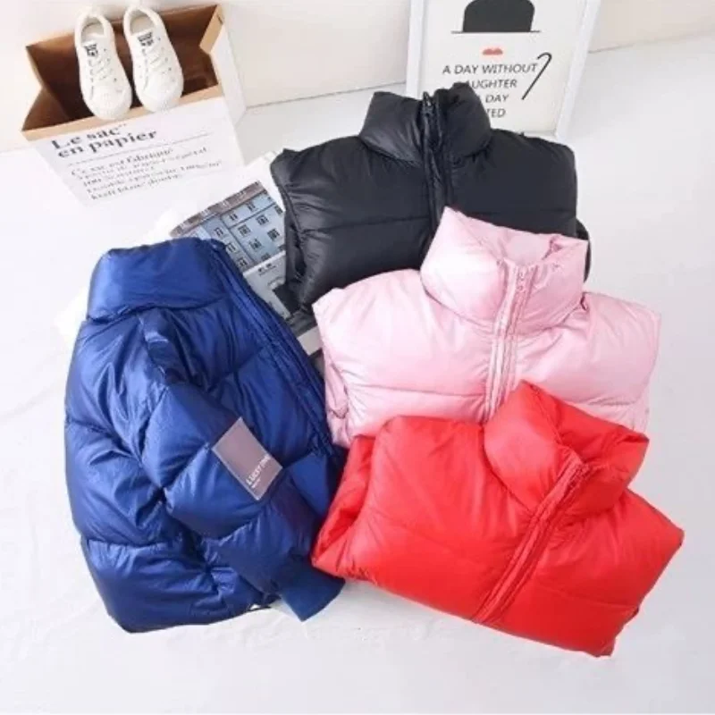 Fashion Family Matching White Duck Down Jacket Mother Daughter Son Baby Down Jacket Winter Water Proof Child Outwear Clothes