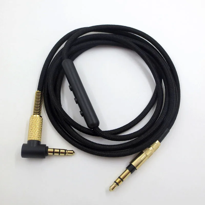 Adapter 3.5MM Upgrade Audio kabel z wbudowanym mikrofonem zdalna głośność lub bez mikrofonu do Sony mdr-10r MDR-1A XB950 Z1000 MSR7 zestaw słuchawkowy