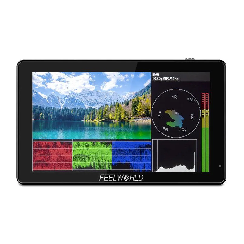 Feelworld LUT5 5.5 Inch 3000nit On Camera Monitor 4K HDMI-compatible IPS Panel 3D LUT Touch Screen DSLR Field Monitor