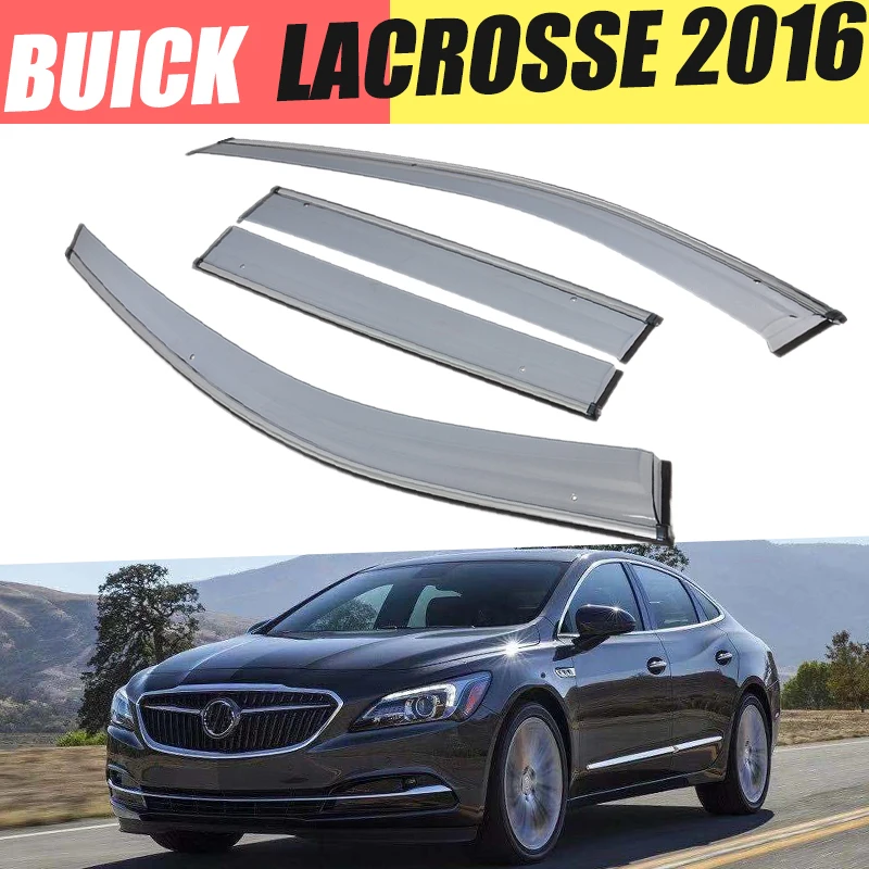 For Buick Lacrosse /Rain Guard/Guard Smoke Window Rain Window Wind Visor 4Pcs/1 Set  2009-2016