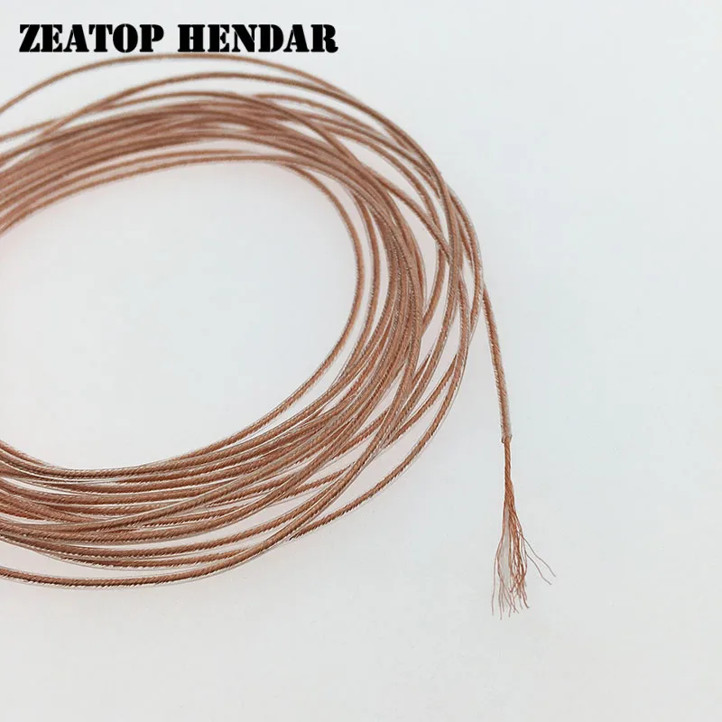 1Meter 6N Pure Single Crystal Copper OCC Earphone Cable Supper Soft HIFI DIY Headphone Audio Wire