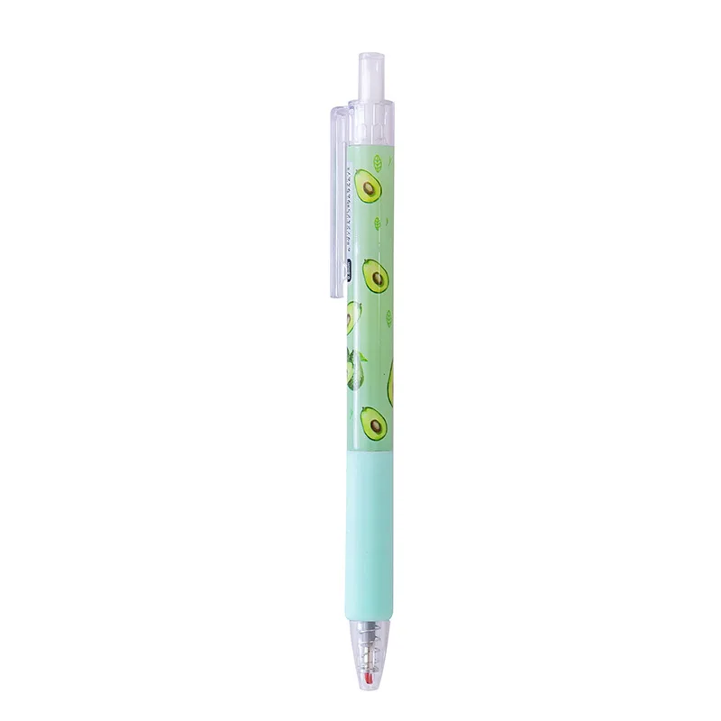 50pcs Press Pen High Value Ins Student 0.5 Bullet Cute Girl Heart Small Fresh Korean Gel Pen Wholesale Gel Pens