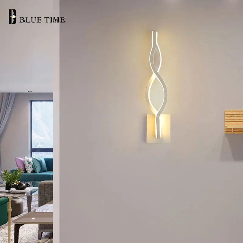 

Modern Led Wall Lamp Bedside Light Living room Wall Light Staircase Sconce Wall Lighting Home Decorate Lamp Fixture AC 110V 220V