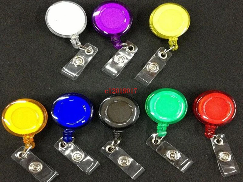 Retractable Lanyard ID Card Badge Holder Reels with Clip Keep ID Key Cell phone Safe