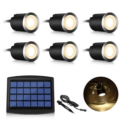 Solar LED Deck Light Outdoor Garden Lamps 12V DC Led Deck Light Kit Waterproof IP67 Underground light Terrace Staircase Lighting