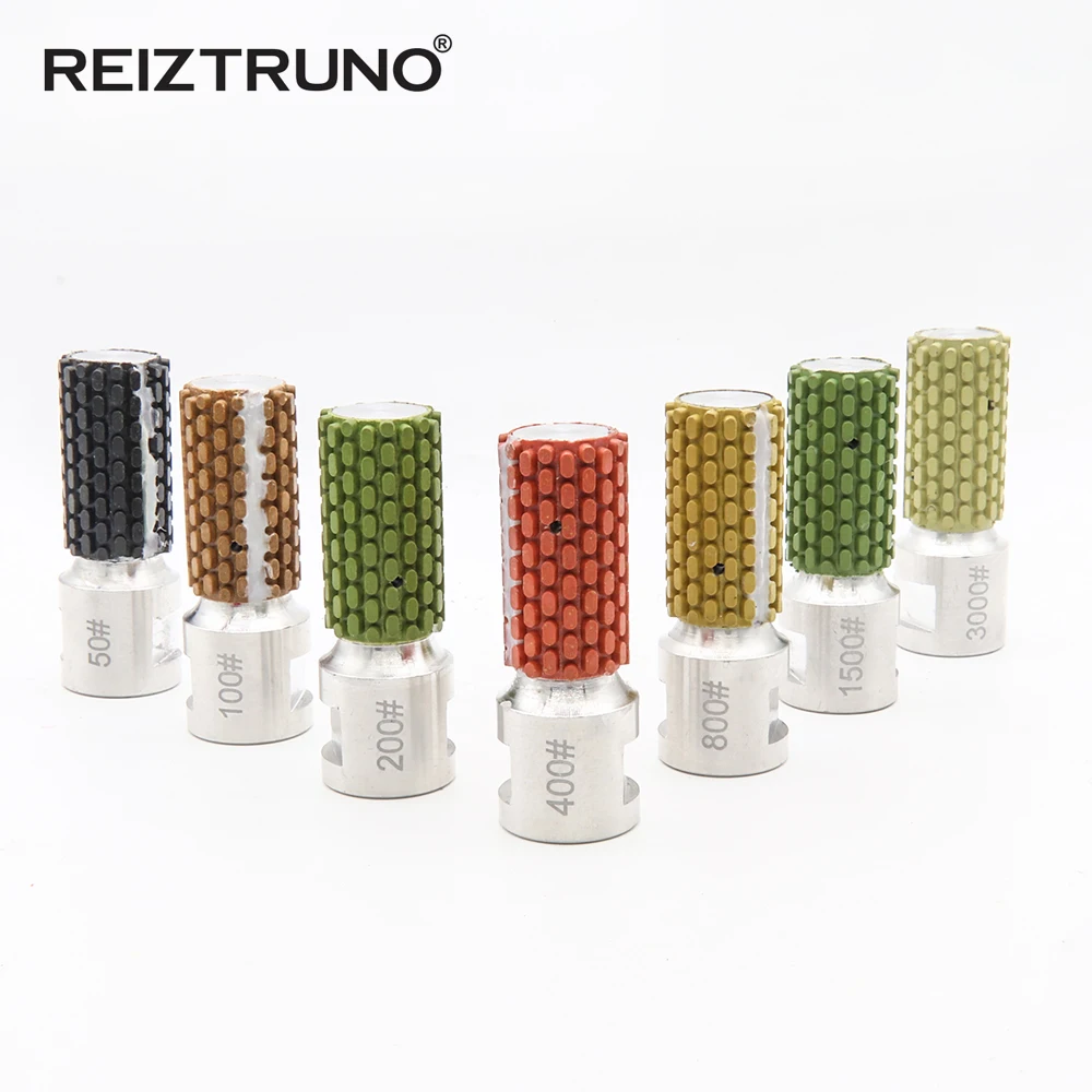 1 Inci Roda Drum Berlian 25Mm Drum Pemoles Berlian Basah M14 5/8 "-11 Roda Gerinda Drum Benang untuk Batu Granit Marmer