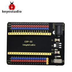 Keyestudio ESP32-IO Shield for Arduino ESP32 Wroom Core Board( (Pls Check the Spacing of the Pin Header Carefully Before Buying)