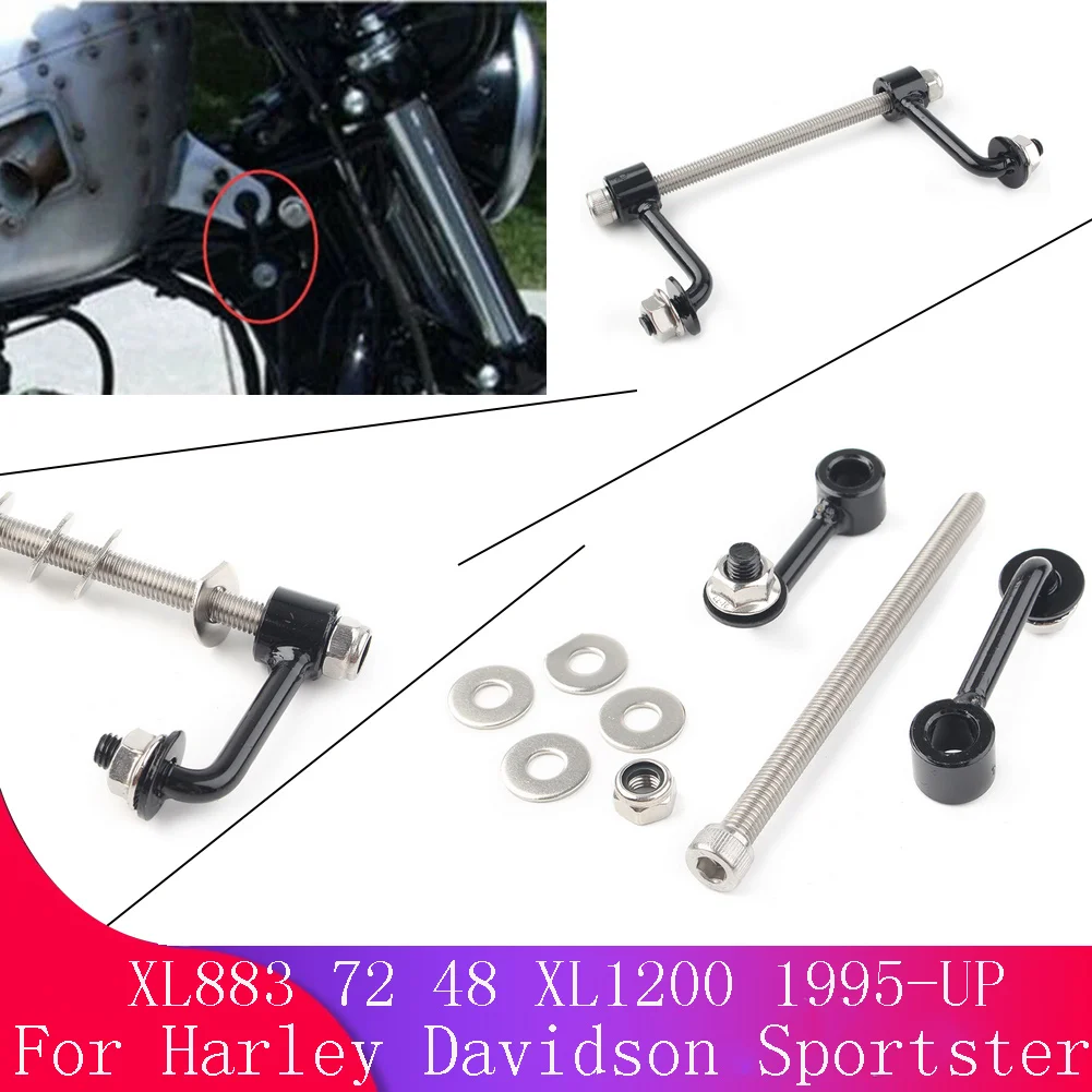 Gas Tank Lift Riser kit High Extension Bracket For Harley Sportster 883 1200 Forty Eight 48 Seventy Two 72 Dyna Iron 883 Softail