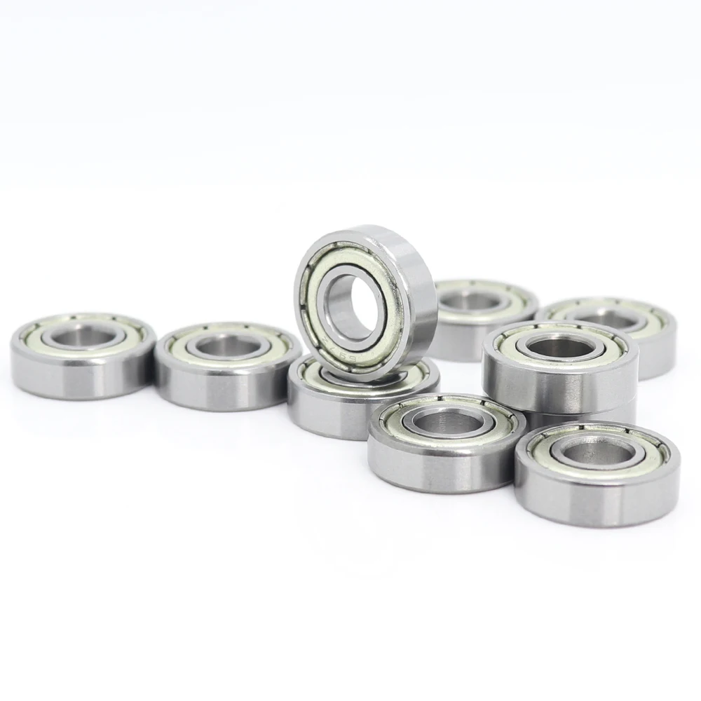 697ZZ Bearing ABEC-1 10PCS 7x17x5mm Miniature 697Z Ball Bearings 619/7 ZZ Z2V1 Quality