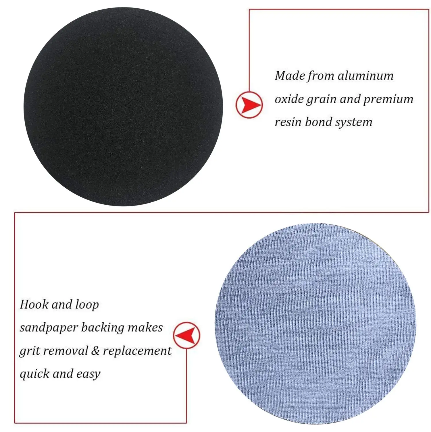 6 Inch 150MM Wet&Dry Flocking Sanding Discs Silicon Carbide  Hook and Loop 60-10000 Orbital Sandpaper for Car Paint Wood Metal