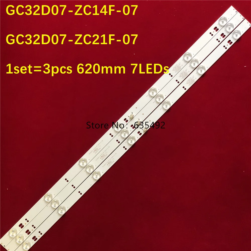 

30PCS LED Strip GC32D07-ZC21FG-09 GC32D07-ZC14FG-07 For 32PFF5101/T3 32PHF3559/T3 32PFF3058/T3 LED-32B900V LE32E7900 LE32A1138