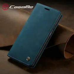 CaseMe Magnetic Flip Case For Oneplus 13 12 11 8 7 Pro 8T Leather Phone Case Luxury Retro Wallet Case For One Plus 7 8 11