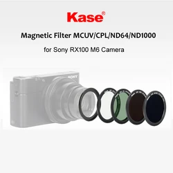 Kase Magnetic Multi-Coated UV MCUV/CPL/ND1000 ND3.0/ND64 ND1.8 Neutral Density Filter for Sony RX100 M7 M6 M5 M4 M3 M2 Camera