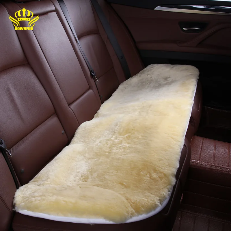 ROWNFUR Car Interior Accessories Car seat Covers Faux Fur Cute Cushion Styling  Universal Car Seat Cover For Back Seat 2016 NEW