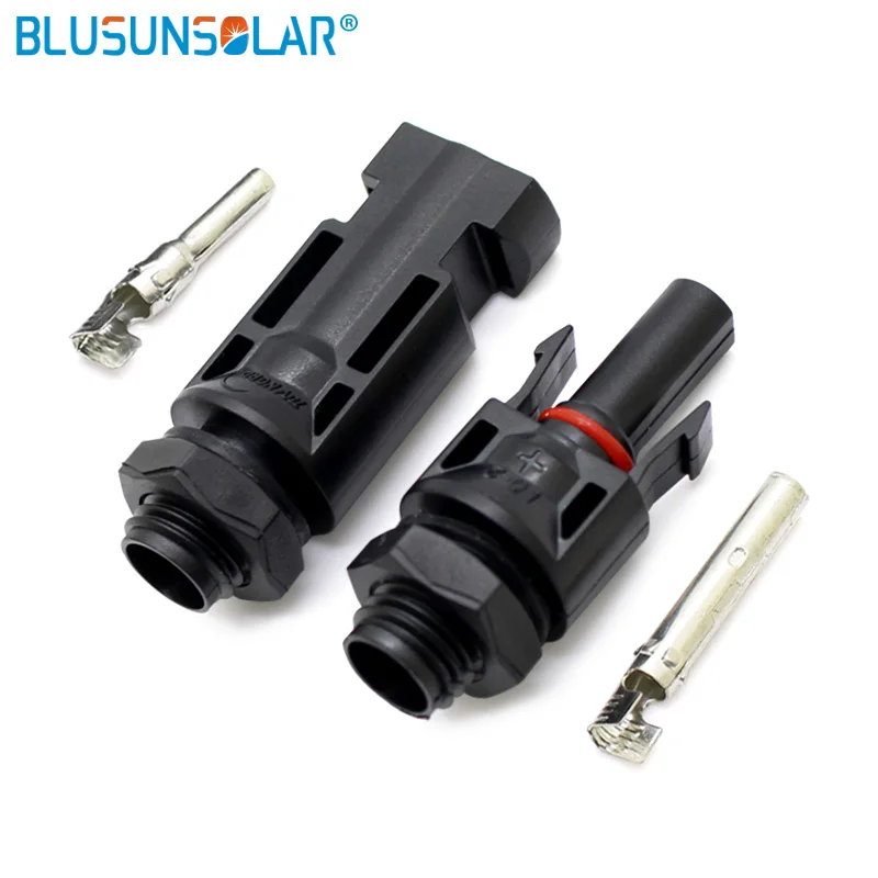 10 pairs/lot High quality  IP67 solar connector M12 thread solar inverter connector pv panel coupler connector