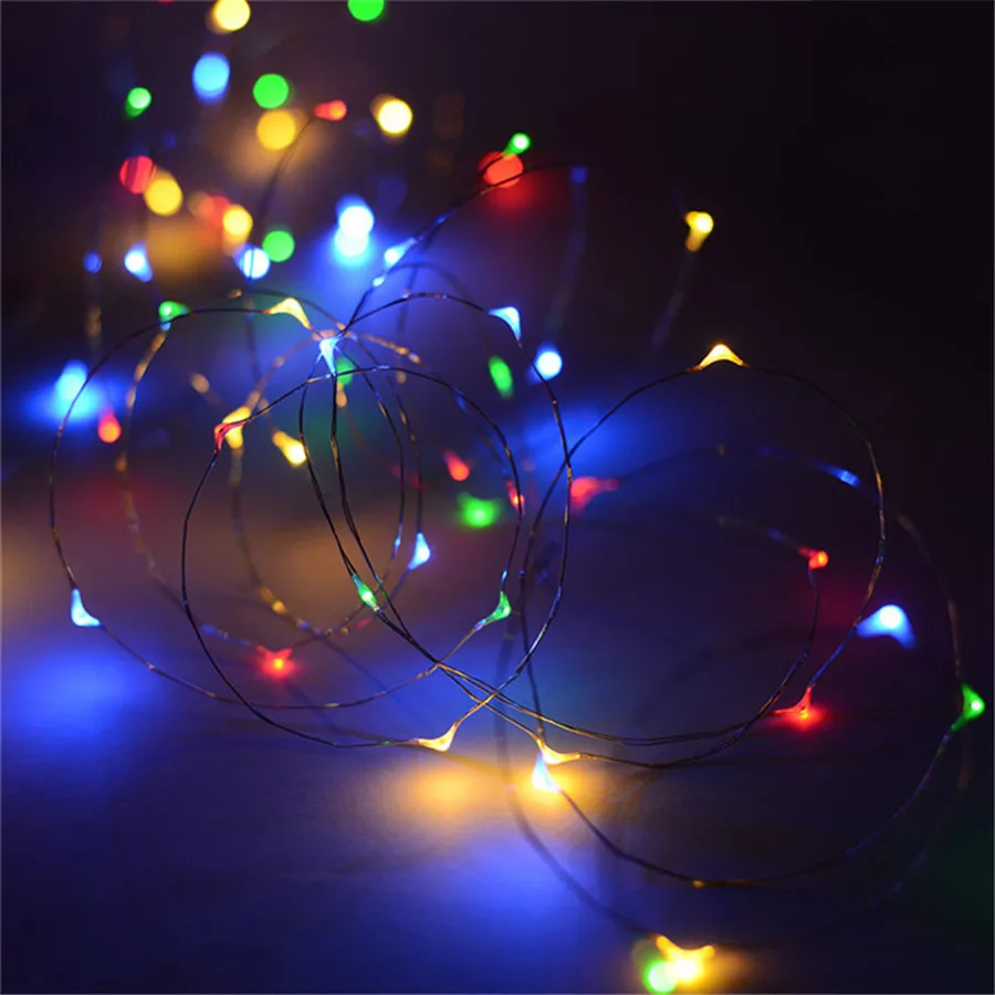 2/5/10M USB Powered Copper Wire LED String Fairy Light LED Decoration Light For Christmas Wedding Party Holiday Garland