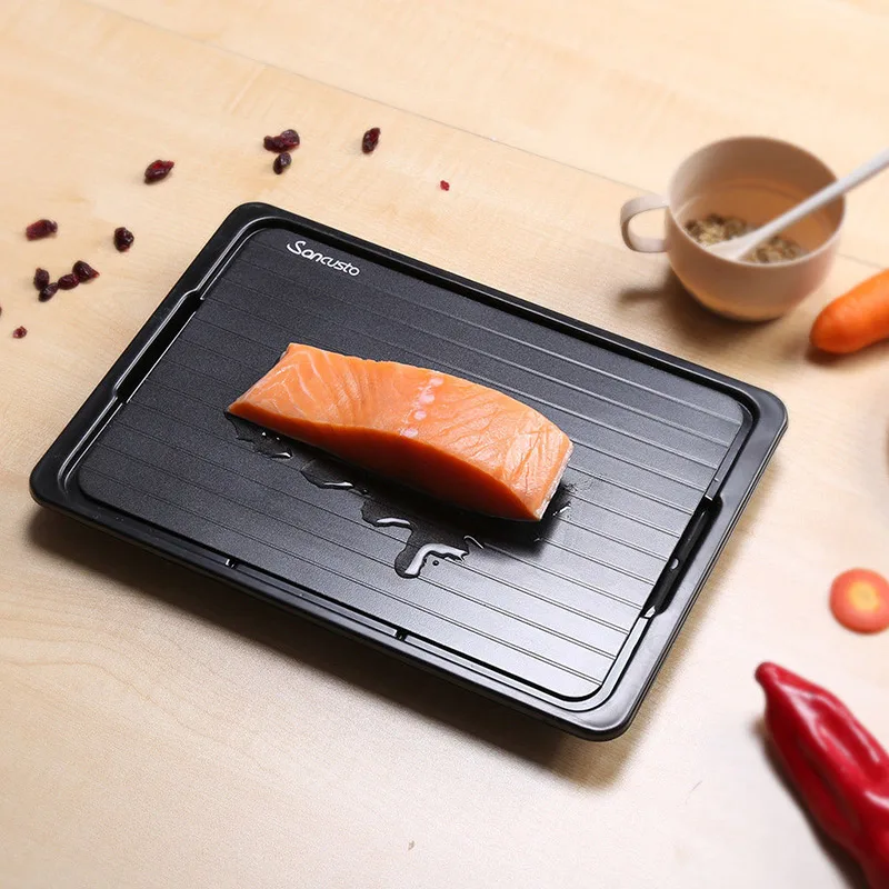 1pc Fast Defrost Tray Fast Thaw Frozen Meat Fish Sea Food Quick Defrosting Plate Board Tray Kitchen Gadget Tool