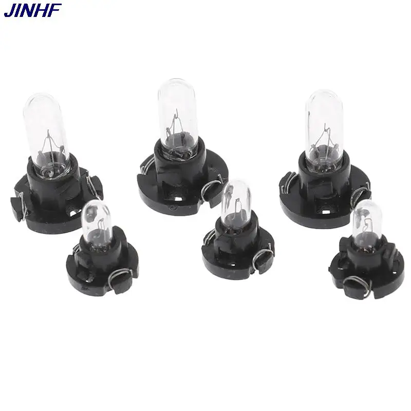 New 5Pcs Super Bright Canbus T3 T4.2 Led Bulbs Car Interior Lights Wedge Dashboard Warming Indicator Lamp Auto Lamps 12V