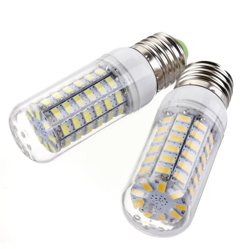 1 قطعة 220V SMD 5730 E27 LED مصباح Led ضوء 69 المصابيح الذرة لمبة الثريا للمنزل الإضاءة LED لمبة دعم دروبشيبينغ